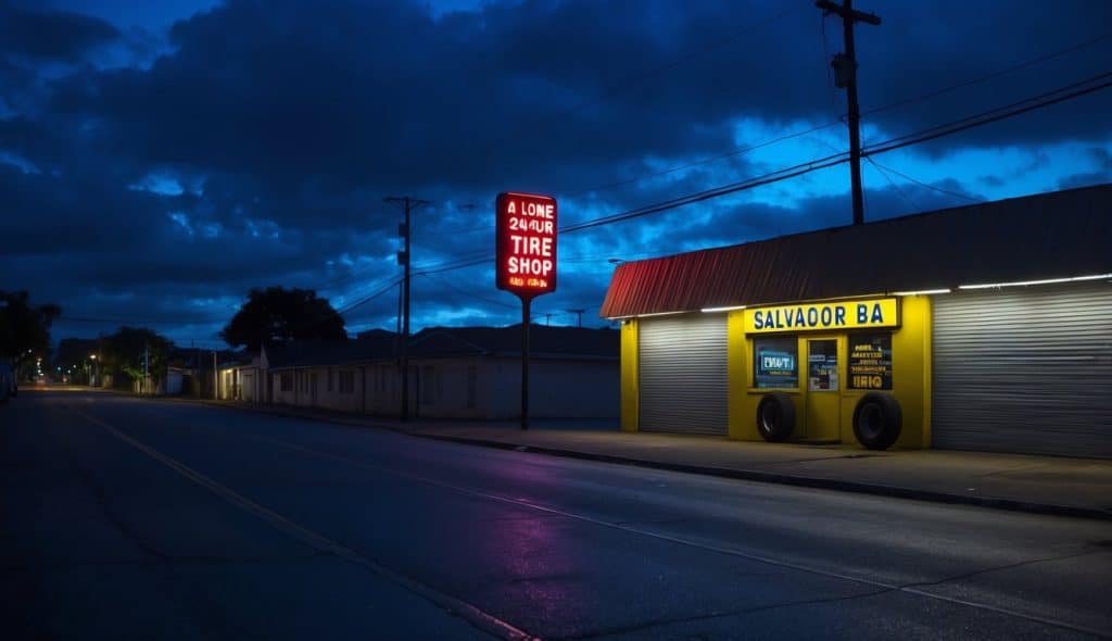 como encontrar uma borracharia 24 horas em Salvador BA
