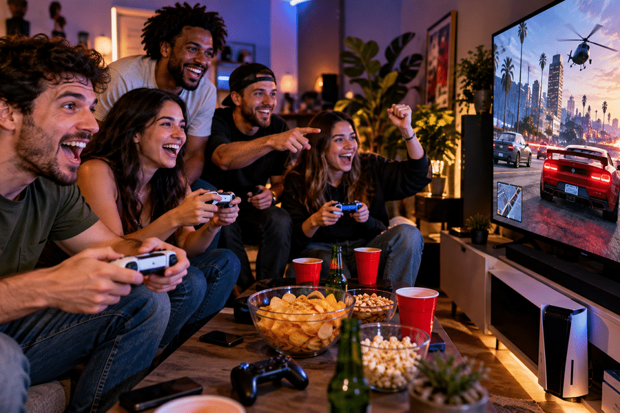 Como organizar um encontro de jogos entre amigos com regras e horários